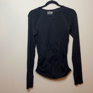 Athleta Ruched Long Sleeve Top